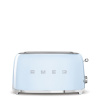 NoName Smeg TSF02PBEU, toustovač / topinkovač, 4 toasty, 6 úrovní opékání, zásuvka na drobky, styl. 50. let, pastelově modrý TSF02PBEU NoName Smeg TSF02PBEU, toustovač / topinkovač, 4 toasty, 6 úrovní opékání, zásuvka na drobky, styl. 50. let, pastelově modrý TSF02PBEU