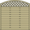 Sonstige Panelový plot Kassel pro ochranu soukromí, tlakově impregnovaný, 180 cm x 180/160 cm Sonstige Panelový plot Kassel pro ochranu soukromí, tlakově impregnovaný, 180 cm x 180/160 cm