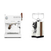 Ascaso Steel DUO PID PLUS, White&Wood + Eureka Mignon Specialita, WD white, walnut Ascaso Steel DUO PID PLUS, White&Wood + Eureka Mignon Specialita, WD white, walnut
