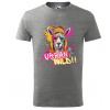 Stymio Unisex tričko „Urban Wild – Street Lama“ Veľkosť: M, Farba: Tmavosivý melír Trochu chaosu a správny outfit Stymio Unisex tričko „Urban Wild – Street Lama“ Veľkosť: M, Farba: Tmavosivý melír Trochu chaosu a správny outfit