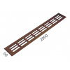 SRL - ALFA vetracia mriežka 60 x 2000 mm Dĺžka: 2000 mm, Šírka: 60 mm BRM - bronz matný (C33) SRL - ALFA vetracia mriežka 60 x 2000 mm Dĺžka: 2000 mm, Šírka: 60 mm BRM - bronz matný (C33)