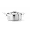 Nízký hrnec s poklicí o průměru 240 mm, 4,8l | HENDI, Profi Line inox Nízký hrnec s poklicí o průměru 240 mm, 4,8l | HENDI, Profi Line inox