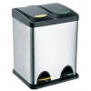 Odpadkový kôš TORO 8 l, čierny/sivý Odpadkový kôš TORO 8 l, čierny/sivý