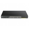 D-Link DGS-1250-28XMP sieťový prepínač Riadený L3 Gigabit Ethernet (10/100/1000) Podpora napájania cez Ethernet (PoE) Čierna (DGS-1250-28XMP) D-Link DGS-1250-28XMP sieťový prepínač Riadený L3 Gigabit Ethernet (10/100/1000) Podpora napájania cez Ethernet (PoE) Čierna (DGS-1250-28XMP)