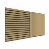 Denpanels Akustický obklad stěny, dubový MDF, přírodní akustický filc, černý, 60 cm, 2 kusy Denpanels Akustický obklad stěny, dubový MDF, přírodní akustický filc, černý, 60 cm, 2 kusy