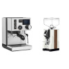 Rancilio Silvia BC PID + Eureka Mignon Specialita, WD white, walnut Rancilio Silvia BC PID + Eureka Mignon Specialita, WD white, walnut