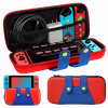 PUZDRO PRE NINTENDO SWITCH S VRECKOM ZO SIEŤOVINY NA 10 KARIET, OCHRANNÉ A PRAKTICKÉ PUZDRO PRE NINTENDO SWITCH S VRECKOM ZO SIEŤOVINY NA 10 KARIET, OCHRANNÉ A PRAKTICKÉ