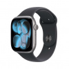 Apple Watch Series 11 42 mm Kozmický sivý hliník s čiernym športovým remienkom S/M MEQW4WF/A Apple Watch Series 11 42 mm Kozmický sivý hliník s čiernym športovým remienkom S/M MEQW4WF/A
