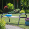 Záhradná drevená lavička bez operadla Park 142 x 75 x 63 cm PATIO Záhradná drevená lavička bez operadla Park 142 x 75 x 63 cm PATIO