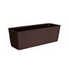 Samozavlažovací truhlík Natural hnedý 40×16×13cm Samozavlažovací truhlík Natural hnedý 40×16×13cm