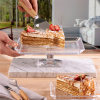 Servírovacia tácka na nôžke 27,6 x 16,5 cm PASABAHCE Servírovacia tácka na nôžke 27,6 x 16,5 cm PASABAHCE