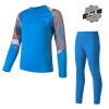 SENSOR MERINO IMPRESS SET detské tričko s dlhým rukávom + spodky modrá/camo Veľkosť: 130 SENSOR MERINO IMPRESS SET detské tričko s dlhým rukávom + spodky modrá/camo Veľkosť: 130