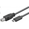Kábel USB PREMIUMCORD 3.1 konektor C/male - USB 2.0 konektor B/male, 1m Kábel USB PREMIUMCORD 3.1 konektor C/male - USB 2.0 konektor B/male, 1m