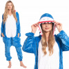 Pyžamo Dámske Kombinéza Kigurumi Onesie Kostým Modrý Žralok 165-175 L Pyžamo Dámske Kombinéza Kigurumi Onesie Kostým Modrý Žralok 165-175 L