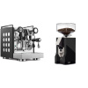 Rocket Espresso Appartamento, black/white + Eureka Mignon Silenzio 55, CR black Rocket Espresso Appartamento, black/white + Eureka Mignon Silenzio 55, CR black