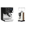 Rancilio Silvia BC PID, black + Eureka Mignon Specialita, WD white, walnut Rancilio Silvia BC PID, black + Eureka Mignon Specialita, WD white, walnut