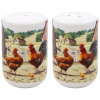 Porcelánová soľnička a korenička - Sliepky na dvore Porcelánová soľnička a korenička - Sliepky na dvore