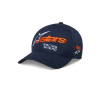 ALPINESTARS šiltovka ENTITLED, ALPINESTARS (modrá/oranžová) - LXL ALPINESTARS šiltovka ENTITLED, ALPINESTARS (modrá/oranžová) - LXL