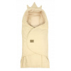 Zavinovacia deka s kapucňou Little Elite, Kralovská koruna - béžová Zavinovacia deka s kapucňou Little Elite, Kralovská koruna - béžová