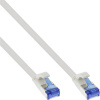 U/FTP (PiMF) Patchkábel LSOH TPE 1m cat.6a, biely, plochý, Cu U/FTP (PiMF) Patchkábel LSOH TPE 1m cat.6a, biely, plochý, Cu