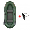 Čln Kolibri K-290 T Profi Lamelová Podlaha Zelený + Držiak Motora Čln Kolibri K-290 T Profi Lamelová Podlaha Zelený + Držiak Motora