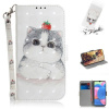 Peňaženkové 3D puzdro na Sony Xperia 5 - Cute Cat Peňaženkové 3D puzdro na Sony Xperia 5 - Cute Cat