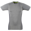 Tombo Teamsport pánske tričko slim fit s krátkym rukávom RW4788 (XL) (Mottled Šedá/Šedá)