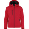Clique | Padded Hooded Softshell Women Dámska zateplená softshellová bunda s kapucňou_67.0953 Farba: red, Veľkosť: XXL Clique | Padded Hooded Softshell Women Dámska zateplená softshellová bunda s kapucňou_67.0953 Farba: red, Veľkosť: XXL