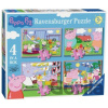 Ravensburger Prasátko Peppa Zábavné dny 4v1 12,16,20,24 dielov Ravensburger Prasátko Peppa Zábavné dny 4v1 12,16,20,24 dielov