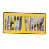 Kovová dekorácia - New York (Kovová dekorácia - New York) Kovová dekorácia - New York (Kovová dekorácia - New York)