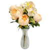 Exclusive Pivonky Peonie kytica 50cm umelá Peach Exclusive Pivonky Peonie kytica 50cm umelá Peach