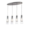 Retro a vintage svietidlo IDEAL LUX Kuky Clear SP4 023038 Retro a vintage svietidlo IDEAL LUX Kuky Clear SP4 023038