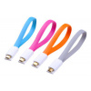 Mini Magnetický USB nabíjací kábel modrý 225mm BELLAPROX s microUSB konektorom, bulk Mini Magnetický USB nabíjací kábel modrý 225mm BELLAPROX s microUSB konektorom, bulk