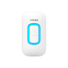 Doorbell button, battery-powered, for wireless doorbells, PELA series, white Doorbell button, battery-powered, for wireless doorbells, PELA series, white