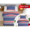 Áčko a.s. Ružomberok Bavlnené obliečky 1+1 SMART Blue Áčko a.s. Ružomberok Bavlnené obliečky 1+1 SMART Blue