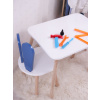 Kid's Table Set Bunny One Chair Set - Blue, White Kid's Table Set Bunny One Chair Set - Blue, White