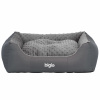 Biglo Bed Milano Minky Gray - pohodlný pelech pre psa, sivý - M Biglo Bed Milano Minky Gray - pohodlný pelech pre psa, sivý - M