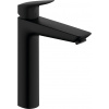 Hansgrohe Umyvadlová baterie Logis bez výpusti matná černá 71091670 Hansgrohe Umyvadlová baterie Logis bez výpusti matná černá 71091670