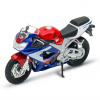 Welly Motocykl Honda CBR900RR Fireblade 1:18 modročervená Welly Motocykl Honda CBR900RR Fireblade 1:18 modročervená