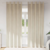 zahrada-XL Zatemňovacie závesy 2 pcs Krémová 140 x 245 cm Zamat 4107181 zahrada-XL Zatemňovacie závesy 2 pcs Krémová 140 x 245 cm Zamat 4107181