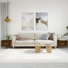 zahrada-XL Konferenčné stolíky 2 ks hnedý dub 50x50x40 cm kompozitné drevo 829363 zahrada-XL Konferenčné stolíky 2 ks hnedý dub 50x50x40 cm kompozitné drevo 829363
