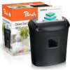 PEACH skartovač Cross Cut Shredder PS500-40, křížový řez, P-4, 21 l PEACH skartovač Cross Cut Shredder PS500-40, křížový řez, P-4, 21 l