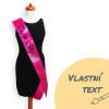 Šerpa pre nevestu - magenta, vlastný text Šerpa pre nevestu - magenta, vlastný text