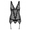 Podväzková košielka Obsessive Emperita Tiny Embroidered Top and Thong Podväzková košielka Obsessive Emperita Tiny Embroidered Top and Thong