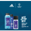 Adidas UEFA 9 darčeková sada pre mužov: prírodný dezodorant v spreji 75 ml + sprchový gél 250 ml + vonný dezodorant 150 ml Adidas UEFA 9 darčeková sada pre mužov: prírodný dezodorant v spreji 75 ml + sprchový gél 250 ml + vonný dezodorant 150 ml
