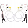 CCFL Angel Eyes krúžky BMW E46 Anjelské oči 2x 131mm + 146mm biele CCFL Angel Eyes krúžky BMW E46 Anjelské oči 2x 131mm + 146mm biele