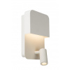 LUCIDE BOXER Wall Light LED 5W+3W+ USB White 79200/08/31 LUCIDE BOXER Wall Light LED 5W+3W+ USB White 79200/08/31