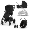CYBEX Kočík kombinovaný Balios One Box comfort 3v1 Moon Black CYBEX Kočík kombinovaný Balios One Box comfort 3v1 Moon Black