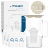 Sklenená filtračná kanvica Wessper D4 BOROSILICATE MINI FF BG + 10x filter Sklenená filtračná kanvica Wessper D4 BOROSILICATE MINI FF BG + 10x filter