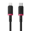 Baseus P10377800U01-01 Rýchlonabíjací, USB-C/Lightning 20W, 1m, černý, červený Baseus P10377800U01-01 Rýchlonabíjací, USB-C/Lightning 20W, 1m, černý, červený